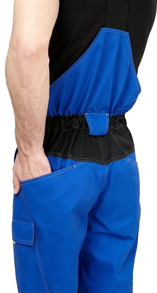 Костюм мужской рабочий летний Гудзон NEW василек-черный