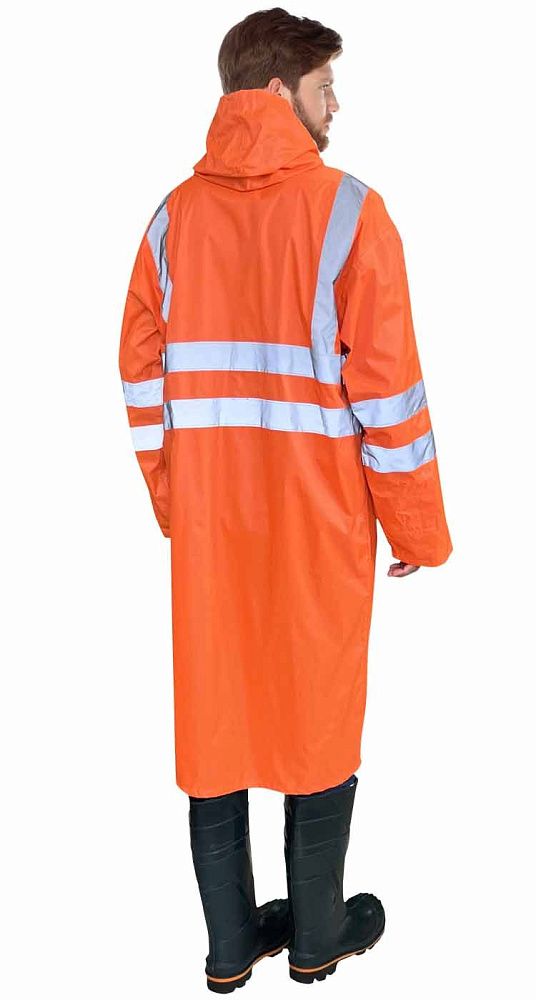 Плащ влагостойкий Посейдон Премиум сигнальный оранжевый